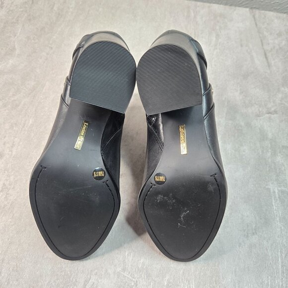 Louise et Cie Black Leather Ankle Booties - Picture 7 of 12